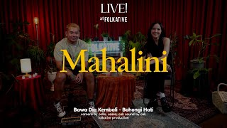 Mahalini Acoustic Session Live at Folkative...