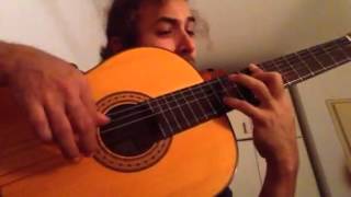 Ahitam plays Bill evans turn out the stars   Guitar