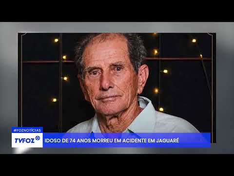 Idoso de 74 anos morreu em acidente em Jaguaré