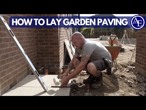 HOW TO LAY GARDEN PAVING | DIY Series | Build with A&E