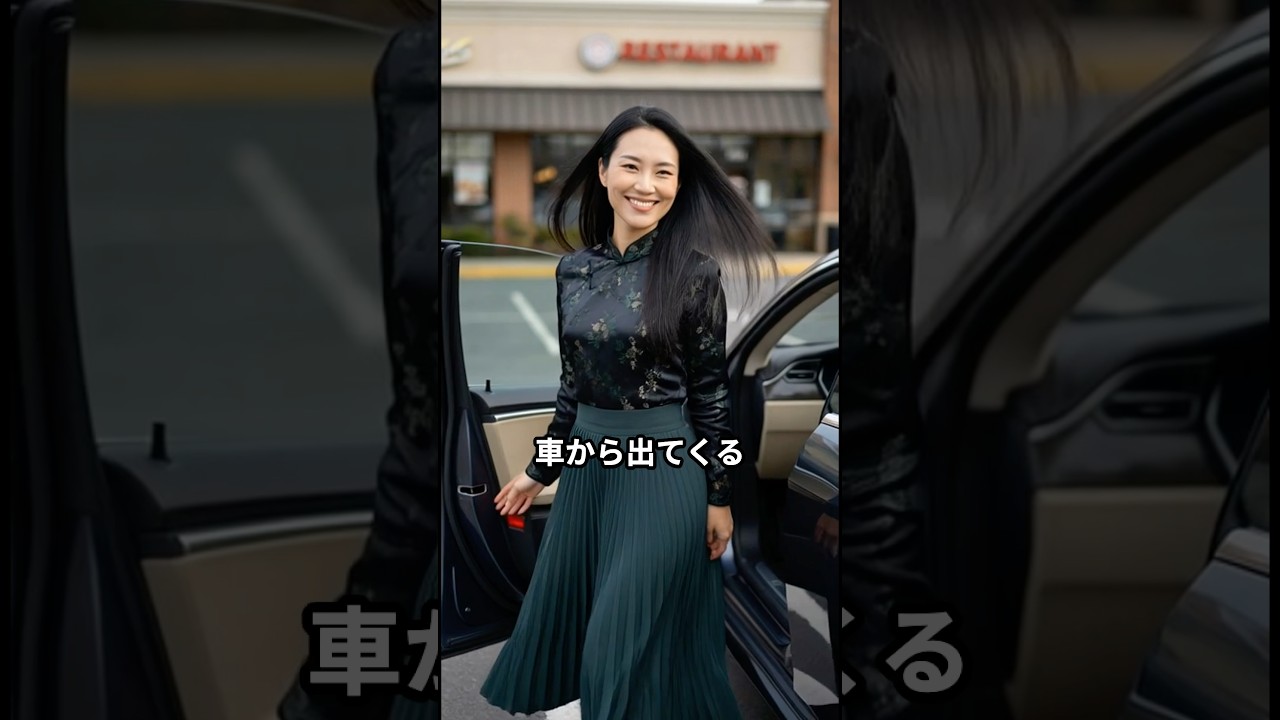 レストランの駐車場で外国人女性が…#おもしろ #ジョーク #スカッと