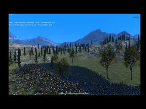 20000  heavy knights vs 1000 giant ogre - Ultimate Epic Battle Simulator