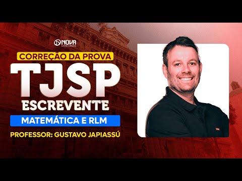 CORREÇÃO DA PROVA TJSP 2025: MATEMÁTICA E RACIOCÍNIO LÓGICO 🔔