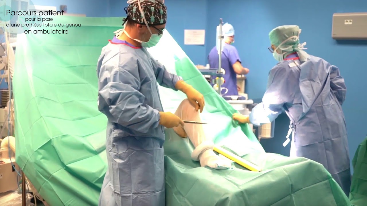 Prothèse totale du genou en ambulatoire à la Clinique du Parc