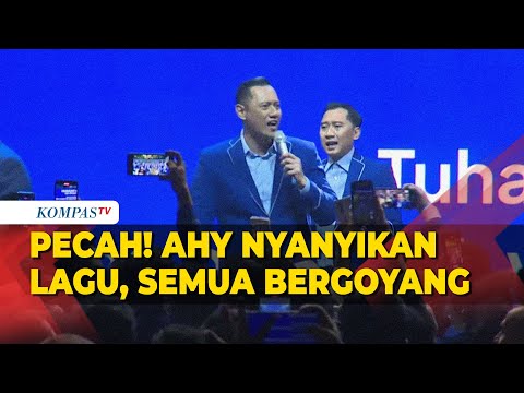 Pecah! AHY Nyanyikan Lagu, Para Ketum Koalisi Indonesia Maju Bergoyang Bernyanyi Bersama