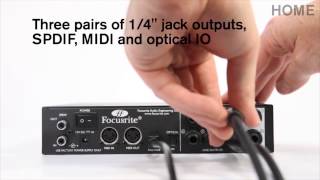 Video thumbnail for Focusrite Saffire Pro 24 FireWire Audio Interface Overview | Full Compass by Full Compass