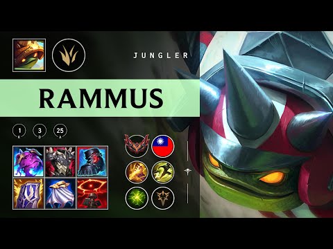 Rammus Jungle vs Viego - TW Grandmaster Patch 25.23