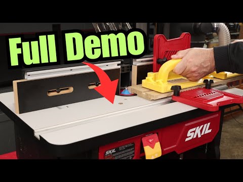 Skil Router Table Package Review and Full Demo