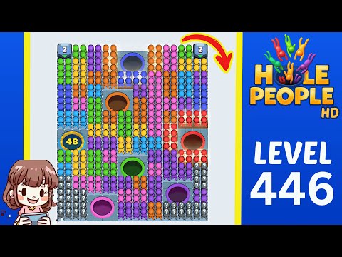 Hole People Level 446 Solution Walkthrough