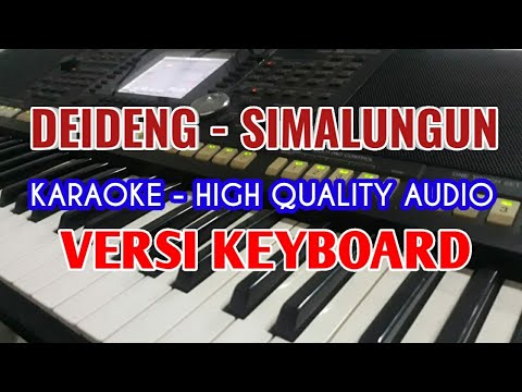 KARAOKE DEIDENG / Lagu Tortor Simalungun Versi Keyboard - HQ Audio / Lirik Berjalan