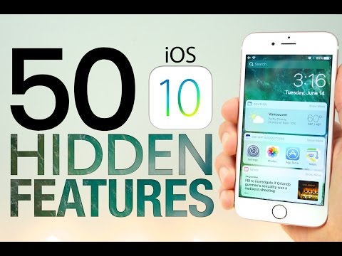 iOS 10 Hidden Features - Top 50 List