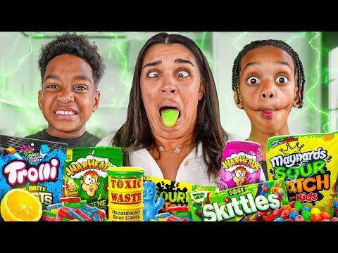 LAST PERSON TO STOP EATING SOUR FOODS WINS!