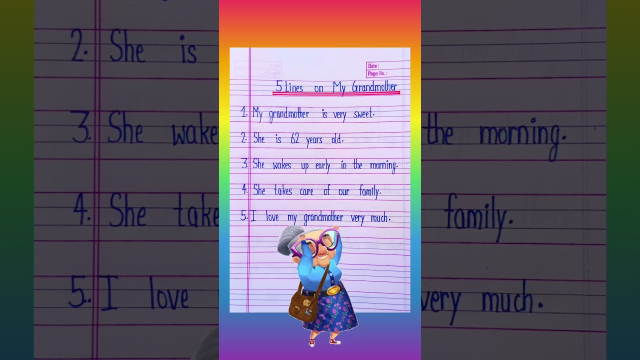 5 lines on Grandmother #trending #shorts #grandmother