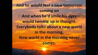 New World in the Morning VIDEO