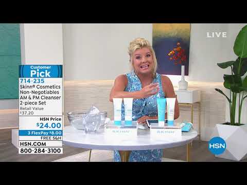 Skinn Cosmetics NonNegotiables AM   PM Cleanser 2piece S...