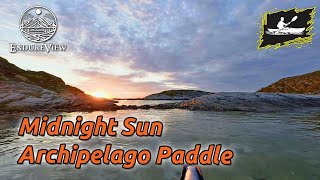 Virtual Kayaking | Midnight Sun Paddle : Exploring Archipelago listening to Arctic Birds