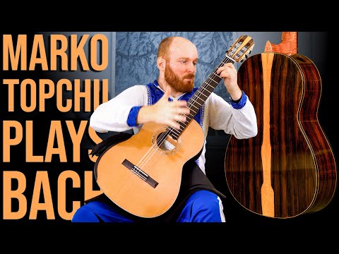 Marko Topchii | J.S. Bach - Rondeau, BWV 826 | Guitar by Andrew Lesley Smith