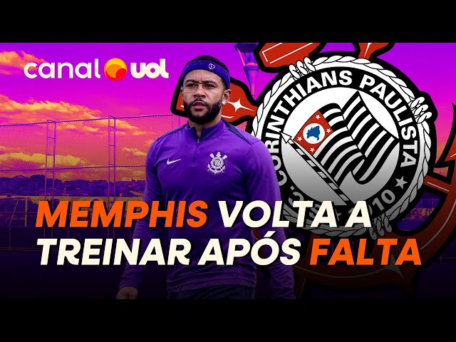 Memphis pega avião e se reapresenta no Corinthians após perder treino