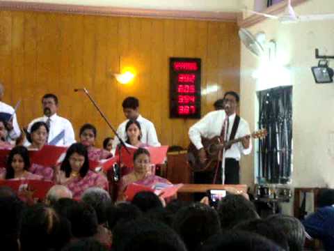 He drew the line  - Andy George with Anna nagar Methodist church choir