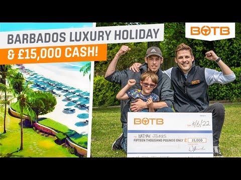 Dad Wins Barbados Holiday PLUS £15,000 CASH! BOTB Winner