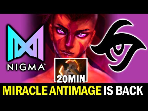 MIRACLE Antimage with Late Battle Fury — NIGMA vs SECRET