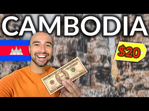 🇰🇭| BEST Of Kampong Cham With a $20 Dollar Challenge in CAMBODIA