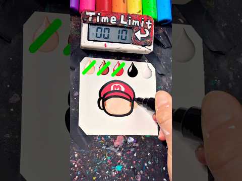 Drawing MARIO in 30Sec