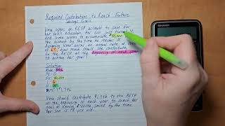 How To Calculate Contributions Required to Reach A Future Savings Goal // SHARP 