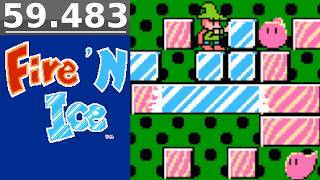 Fire 'N Ice (NES) 13-10 Speedrun: 59.483 (Former WR)