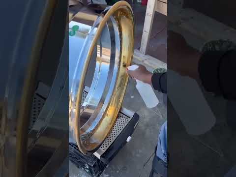 U.S. AMPS Gold Touch gold plating rim #usamps #automobile #plating