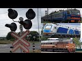 Trains At Michanovichi Foot Path And LC Minsk Region Belarus 03 07 2021