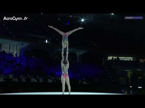 GBR Junior Women's Pair Combined Final - Acrobatic European Championships 2021