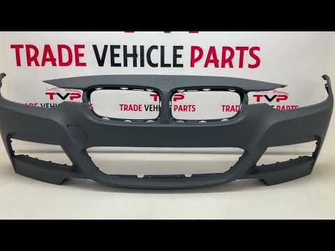 Fits BMW 3 F30 Saloon 2012-2019 Front Bumper Primed No Pdc No Washer Hole M-Sport video