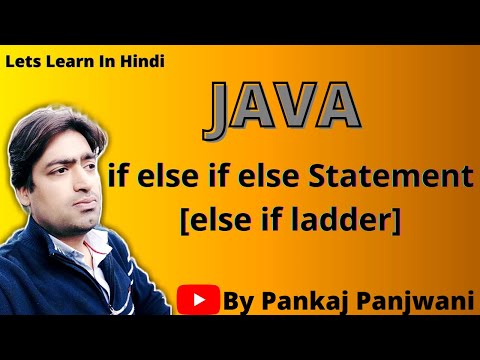 if else if else statement in Java By Pankaj Panjwani YCT Academy | Hindi