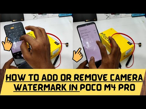 How to Remove Auto Water mark in POCO M4 pro| How to Turn On Camera Watermark on XIAOMI Poco M4 Pro