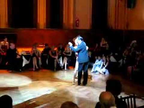  Matteo Panero  and  Patricia Hilliges  are  dancing  to  the  tango  "  Corazon  "