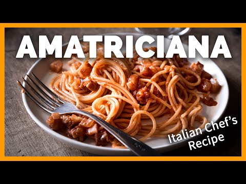Chef Stefano's Bucatini all’ Amatriciana Recipe [Ready in 30 Mins!]