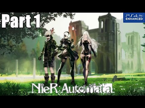 Nier Automata Gameplay Walkthrough Part 1 Prologue (PS4 PRO) 1080p