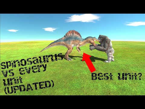 Spinosaurus vs every unit |Animal Revolt Battle Simulator (UPDATED)