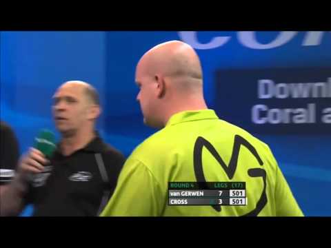 Michael van Gerwen 9 DARTER!  2016 PDC UK Open