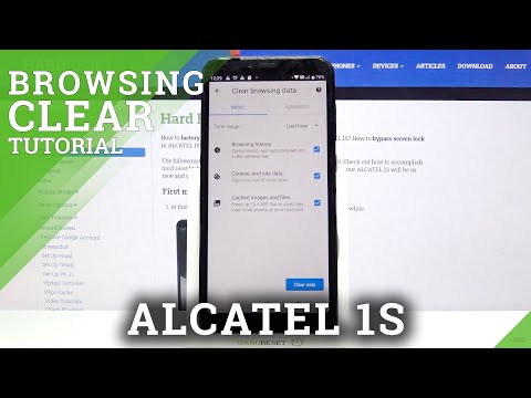 How to Clear Browsing Data on ALCATEL 1S – Clear Browsing History