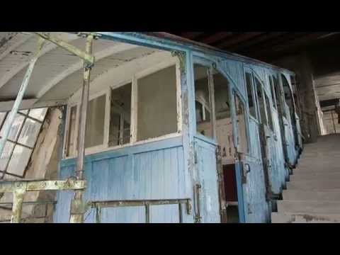 Standseilbahn Santa Margherita - Lanzo d'Intelvi Bergstation Werkstatt und Wagen 2015 - Funicolare