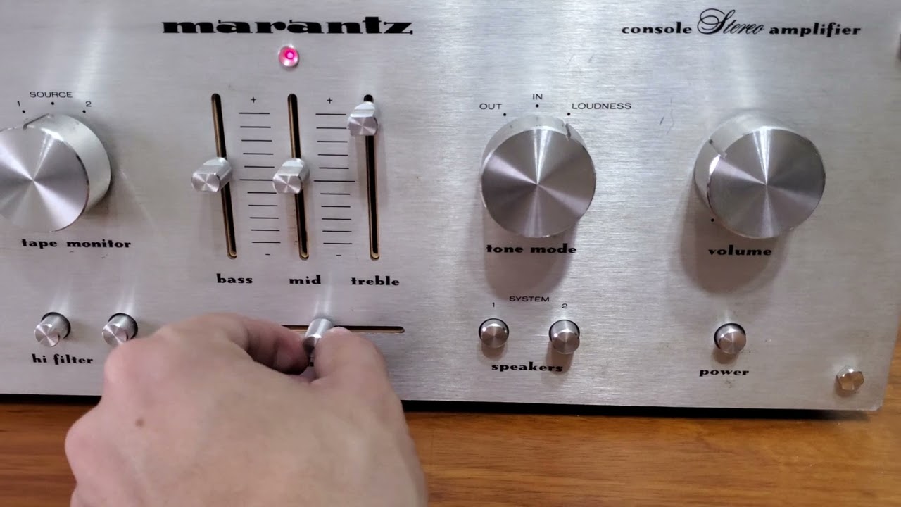 Marantz 1090 Stereo Amplifier Fully Operational in Beautiful Condition Video Demo