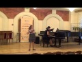 Lisa Lenkina. Otar Taktakishvili. Flute Sonata.  II Aria  Moderato con moto