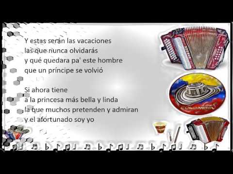 Nuestras Vacaciones - Alex Manga & Juan David Herrera (letra)