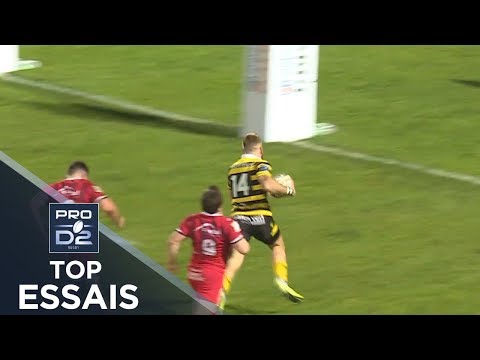 TOP Essais de la J19 – PRO D2 – Saison 2019-2020