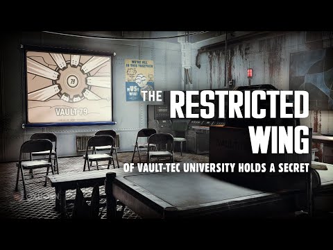 The Restricted Wing of Vault-Tec University Holds a Secret - Fallout 76 Wastelanders Part 31