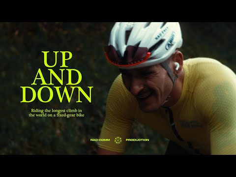 UP AND DOWN - RIDING THE LONGEST CLIMB OF THE WORLD WITH A FIXED GEAR BIKE // RAD RACE