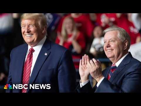 Trump honors 'beloved friend' and 'respected statesman' Sen. Lindsey Graham