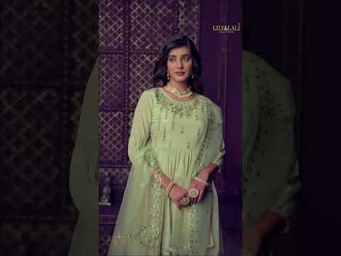 Lily &amp; Lali Eminent-2 Pure Chinnon Chiffon Wholesale Readymade Salwar Suit Catalog – product video thumbnail